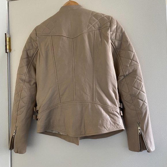 Leather Bomber Jacket - Comptoir Des Cotonniers - Picture 4 of 6